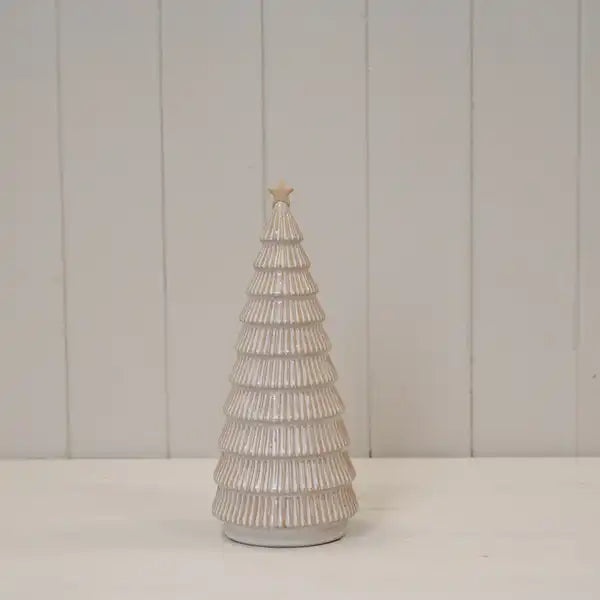 Glazed Ceramic Tree L10.1xW10.1xH25cm