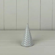 Glazed Ceramic Tree Ornament with Textured Detail L6.5xD6.5xH11cm  Weight-127g