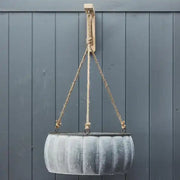 Set of Two Vintage Hanging Planters