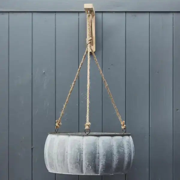 Set of Two Vintage Hanging Planters