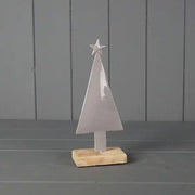 Grey Enamelled Tree L7.5xW5xH17.5cm