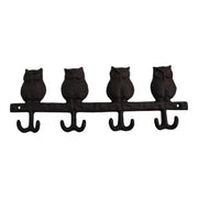 Rustic Cast Iron Owl Hook