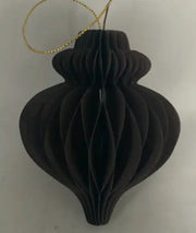 Set of 3 Coffee Teardrop baubles