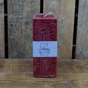 Square Festive Spiced Apple Scented Candle 6cm H15cm  Weight-458g