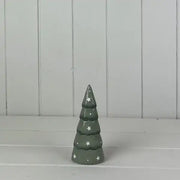 Light Green Ceramic Tree Decoration L6.4xD4.1xH14.8cm  Weight-105g