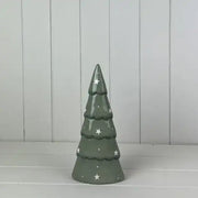 Light Green Ceramic Tree Decoration L8.7xD5.7xH19.7cm  Weight-182g