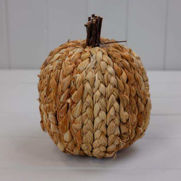 Wicker Pumpkin (18cm)