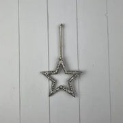 Silver Metal Star 15cm