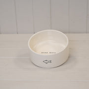 Ceramic Pet Bowl with Fish Design.