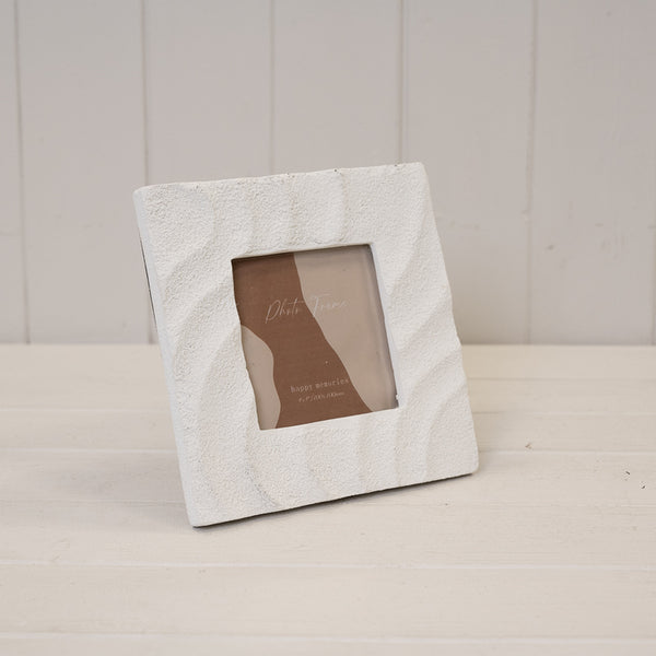 Sandy Beach Textured Photo Frame. 4X6"