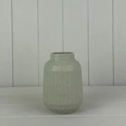 Glazed Pistachio Vase (14cm)