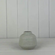 Glazed Pistachio Vase (9.5cm) H9.6cm D11cm