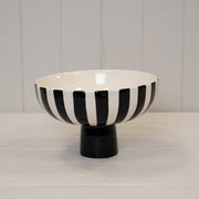 Black and White Ceramic Bowl Decor