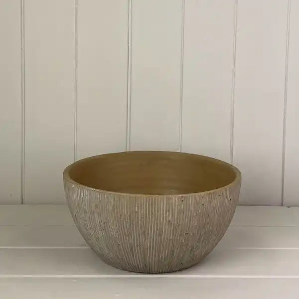 Pebble Stone Bowl TD23cm H10.5cm