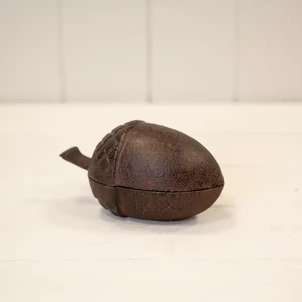 Cast Iron Acorn Key Holder 13x7.5x6.5cm