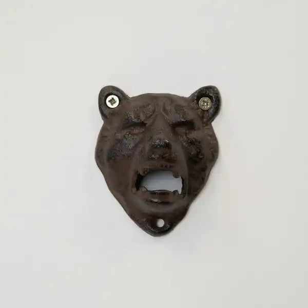 Cast iron bear bottle opener