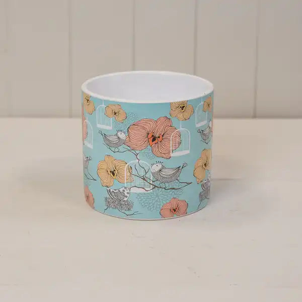 Floral Bird Cage Pot TD13.8cm H12.5cm