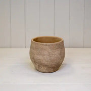 Grey Cement Planter TD15cm H13cm
