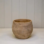 Grey Cement Planter TD18.5cm H15cm