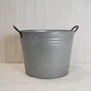 420533-GRN (SR) Green Pot with Handles TD53cm H38/46cm BD28cm