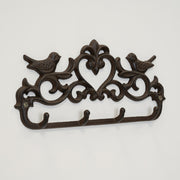 Cast Iron Bird Coat Hanger 32x3x14.5cm