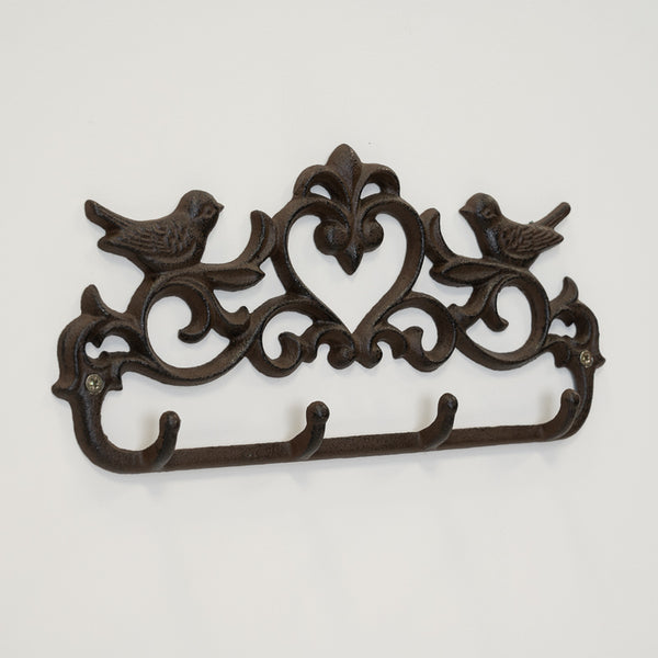 Cast Iron Bird Coat Hanger 32x3x14.5cm