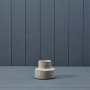 Cement Candle or Tealight Holder (8.5cm) TD(ext)6.5/(int)4.5 x BD10 x H3.5/8.5cm  Weight-860g