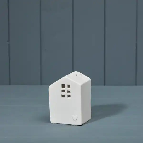 Ceramic Tealight House L7.4xW6.6xH10cm