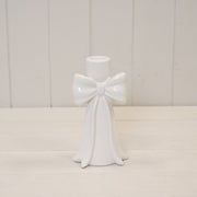 Tall Draping Bow Candle Holder.