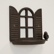 Cast Iron Window Bird Feeder 18x10x16.5cm