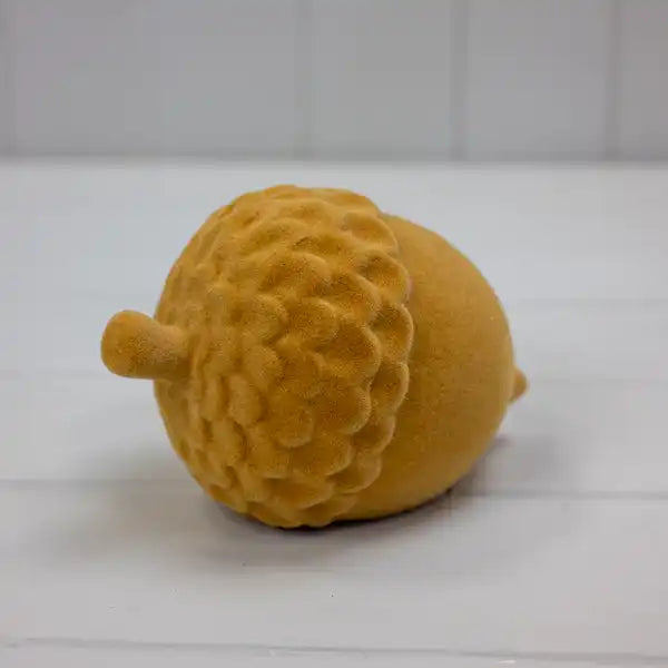 Ceramic Flocked Acorn L13xW8.5xH8.5cm  Weight-167g