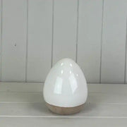 Ceramic White Egg H13.5cm Dia.13.5  Weight-468g