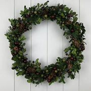 Pinecone and Berry Wreath D39cm