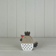 Wooden Cockerel TD12x2cm H12.5cm