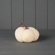 Cream Fabric Pumpkin L14xW14xH11cm  Weight-71g