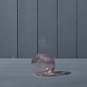 Lavender Globe Glass Vase D8.8 x H8cm