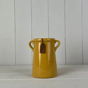 Burnt Yellow Vase 14cm
