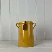 Burnt Yellow Vase (18cm)