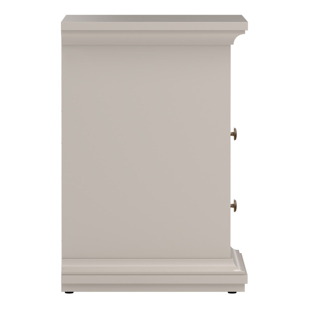 Paris 2 Drawer Bedside Cabinet In Cashmere - Price Crash Furniture