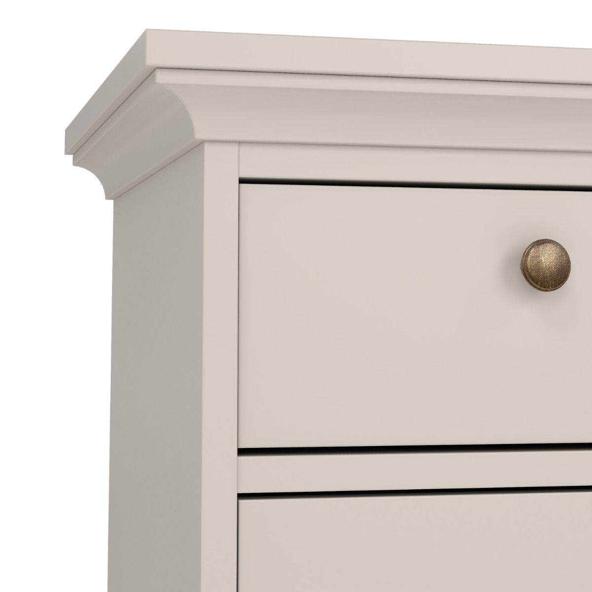 Paris Beside Cabinet 1 door 1 Drawer In Cashmere - Price Crash Furniture