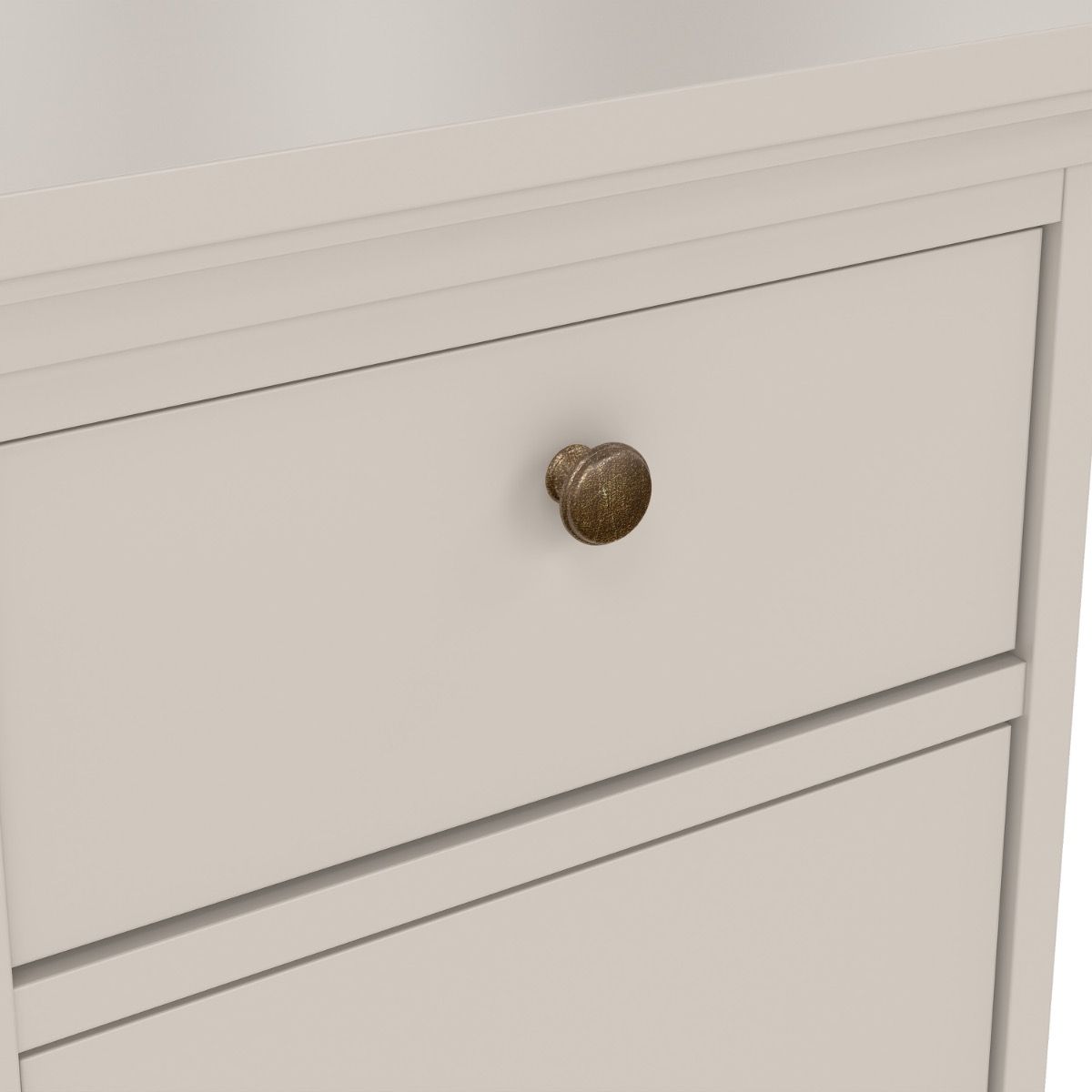 Paris Beside Cabinet 1 door 1 Drawer In Cashmere - Price Crash Furniture