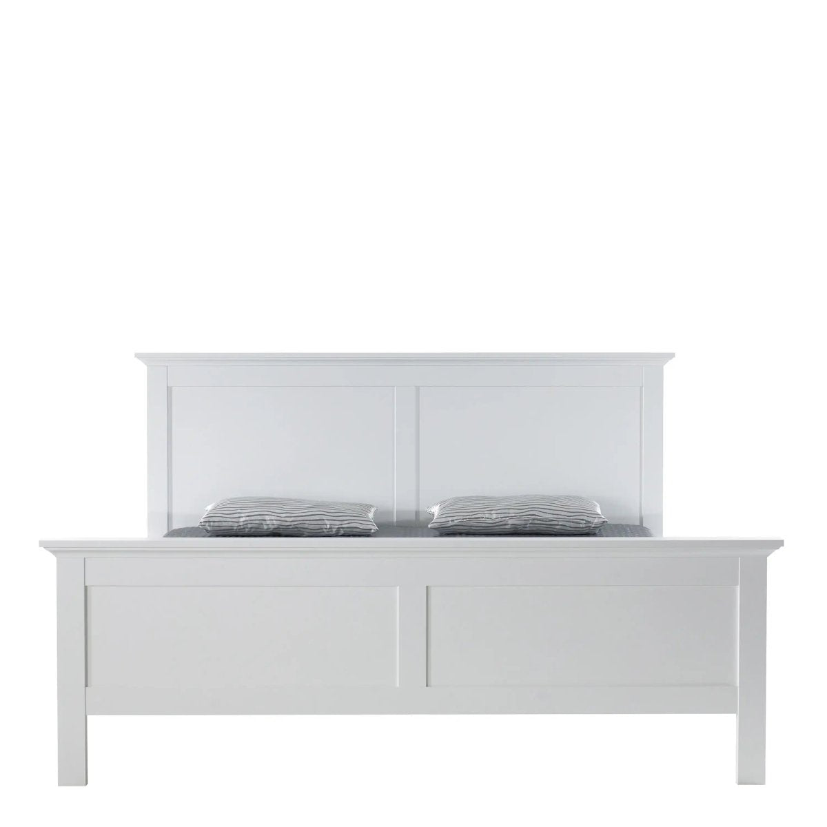 Paris Super King Bed (180 x 200) in White - Price Crash Furniture