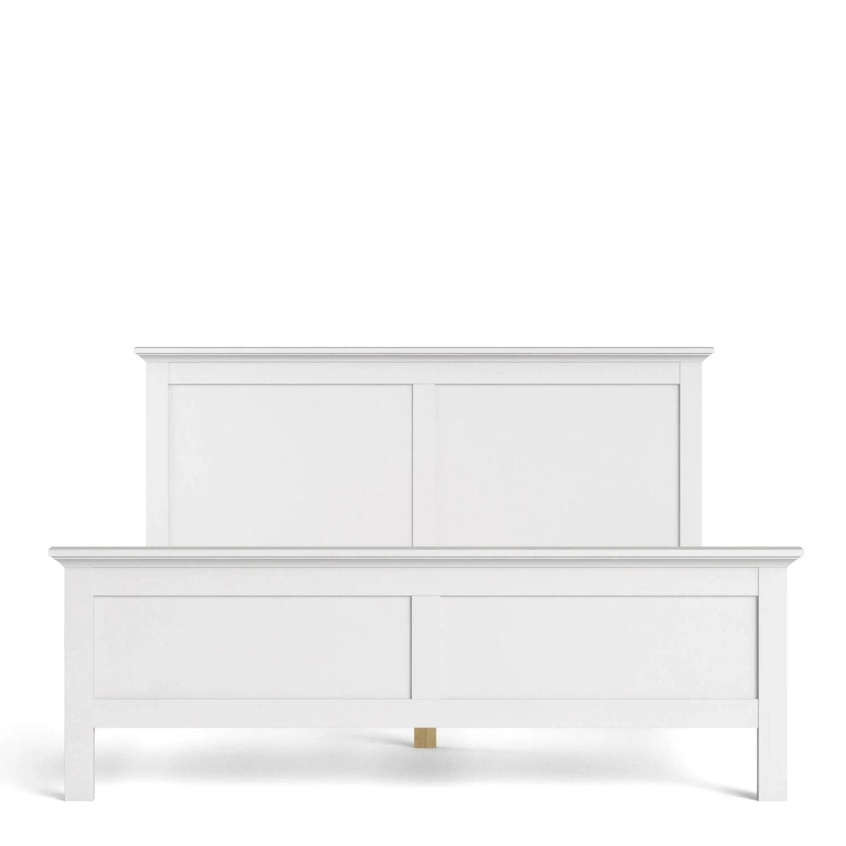 Paris Super King Bed (180 x 200) in White - Price Crash Furniture