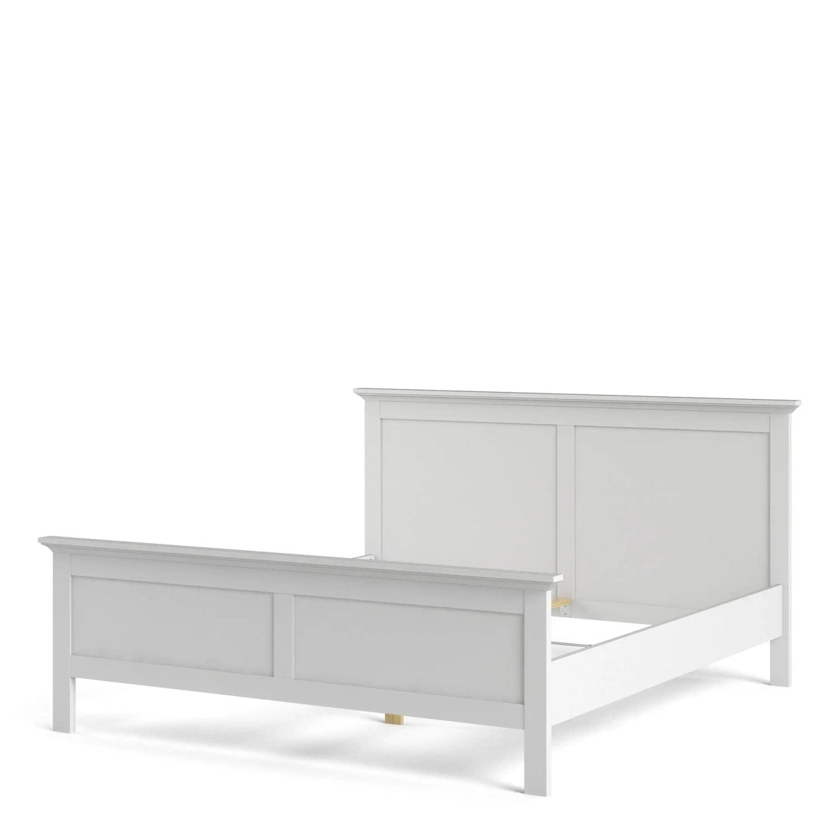 Paris Super King Bed (180 x 200) in White - Price Crash Furniture