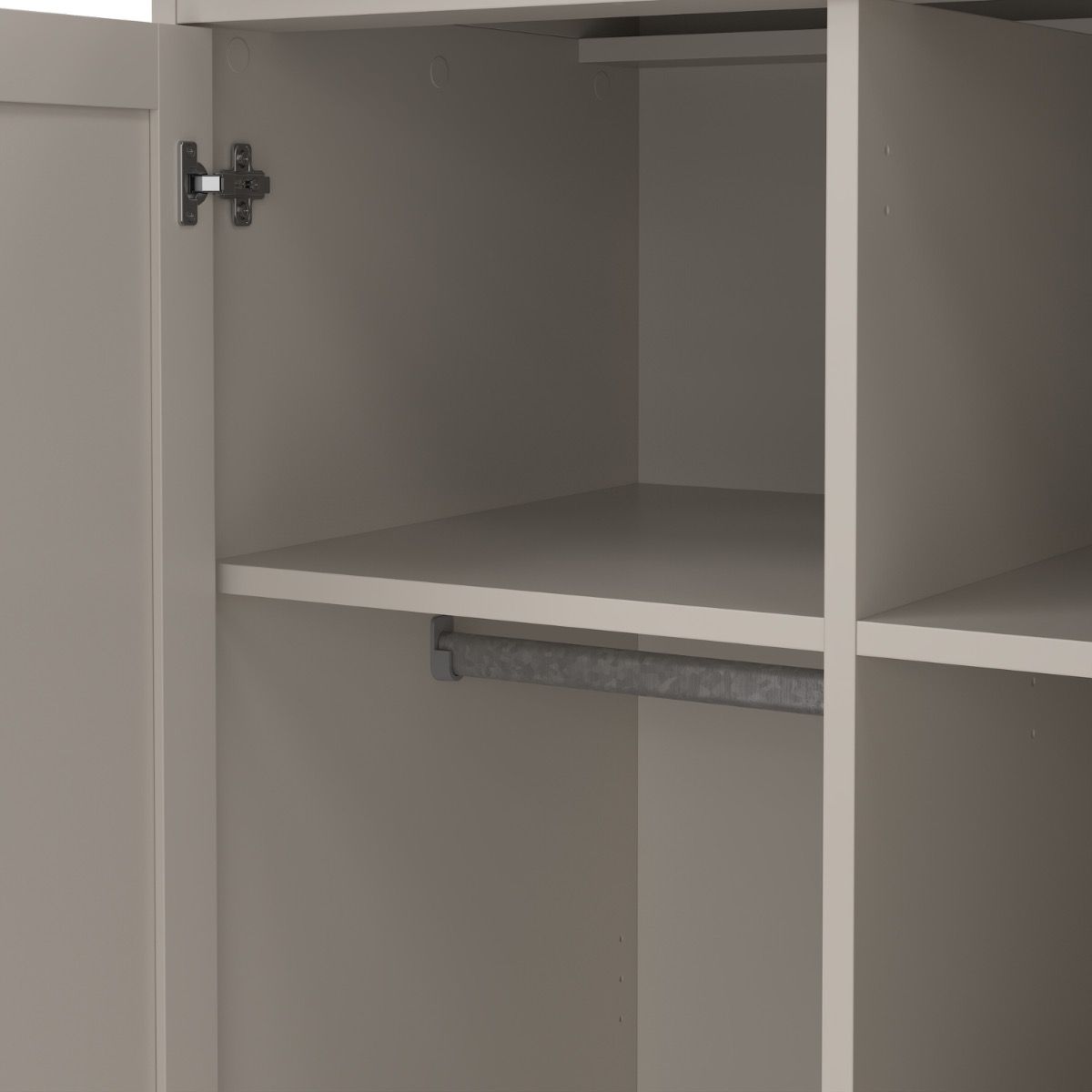 Paris Tall Wardrobe With 2 Doors In Cashmere - Price Crash Furniture