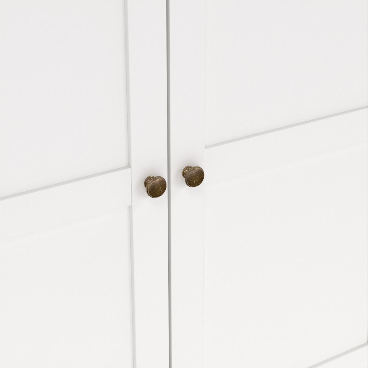 Paris Wardrobe With 4 Doors And 2 Drawers In White - Price Crash Furniture