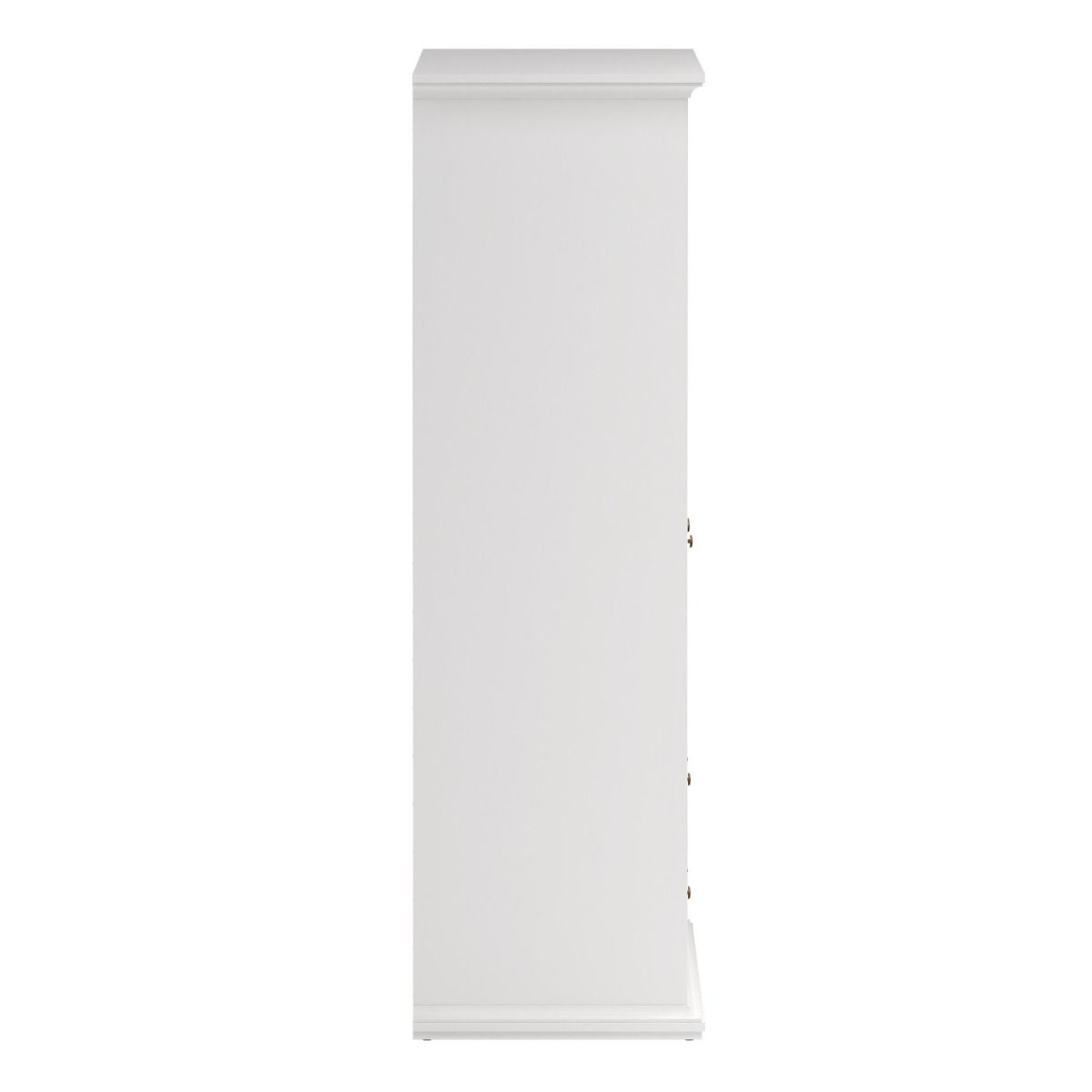 Paris Wardrobe With 4 Doors And 2 Drawers In White - Price Crash Furniture