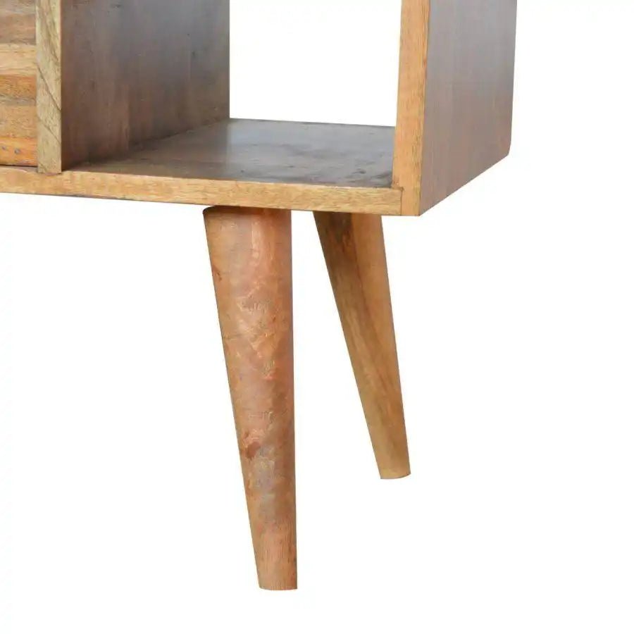 Patchwork Pattern Coffee Table in Oak - effect Mango Wood - Price Crash Furniture