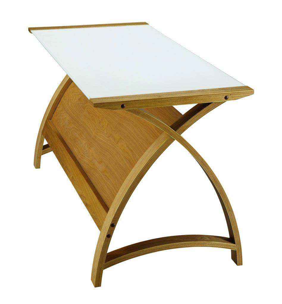 PC201 Helsinki 900mm Laptop Table in Oak by Jual - Price Crash Furniture