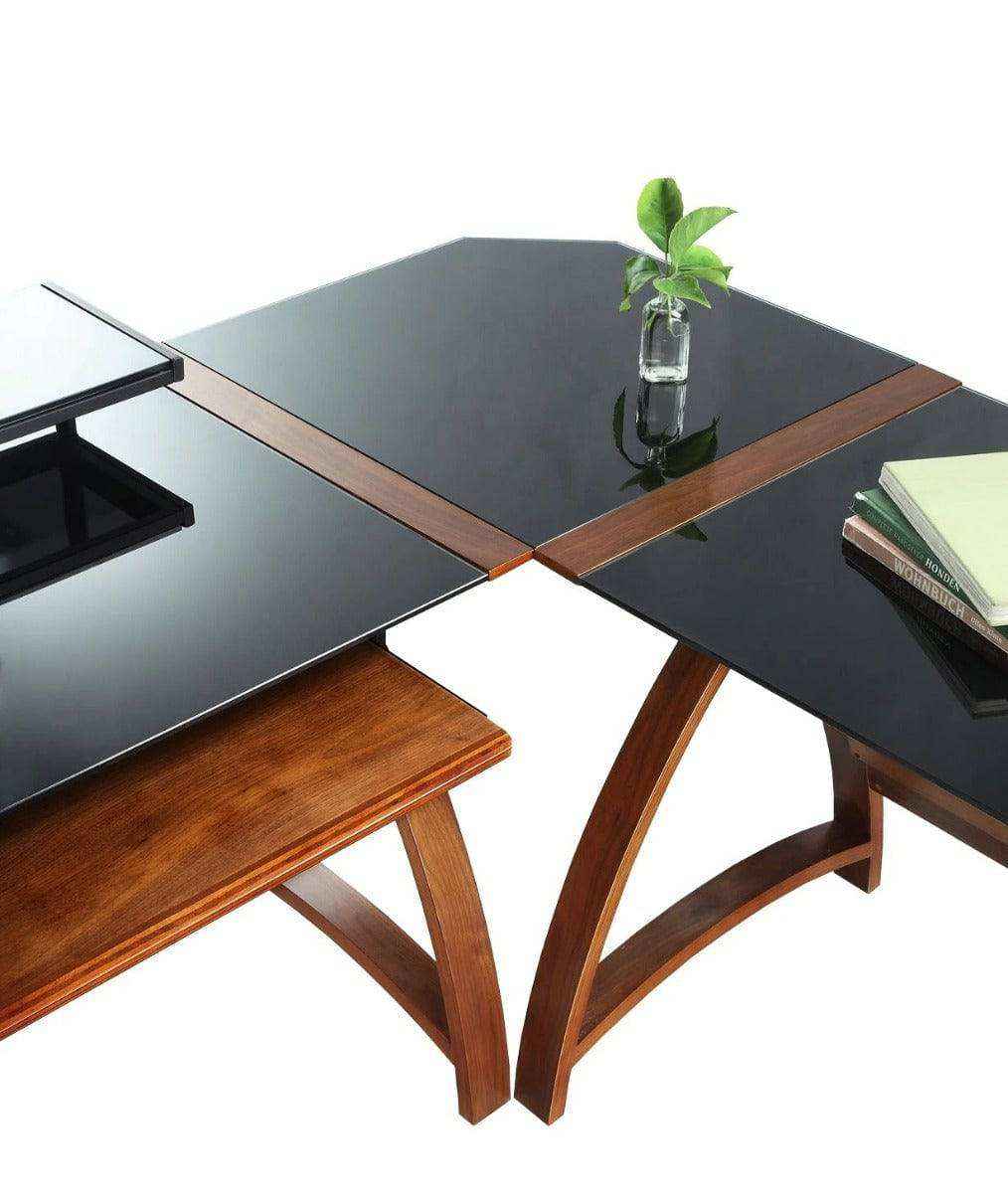 PC201 Helsinki Desk Corner Connector Glass Jual